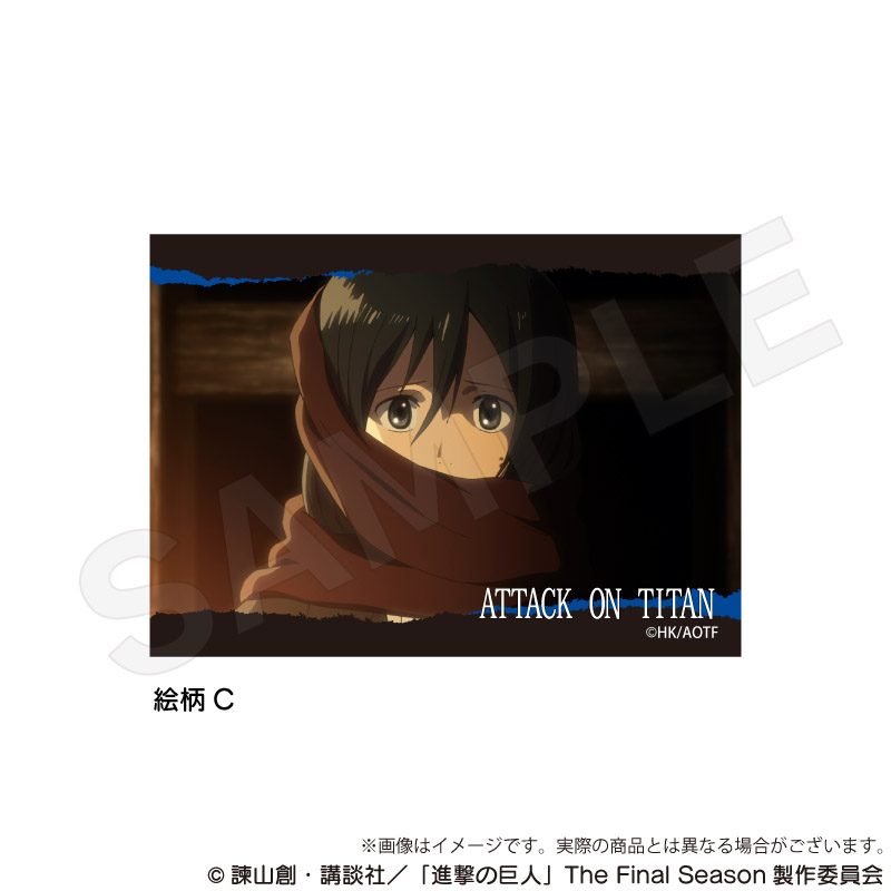 進撃の巨人 場面写アクリルブロック 絵柄C ("Attack on Titan" Scenes Acrylic Block Pattern C)