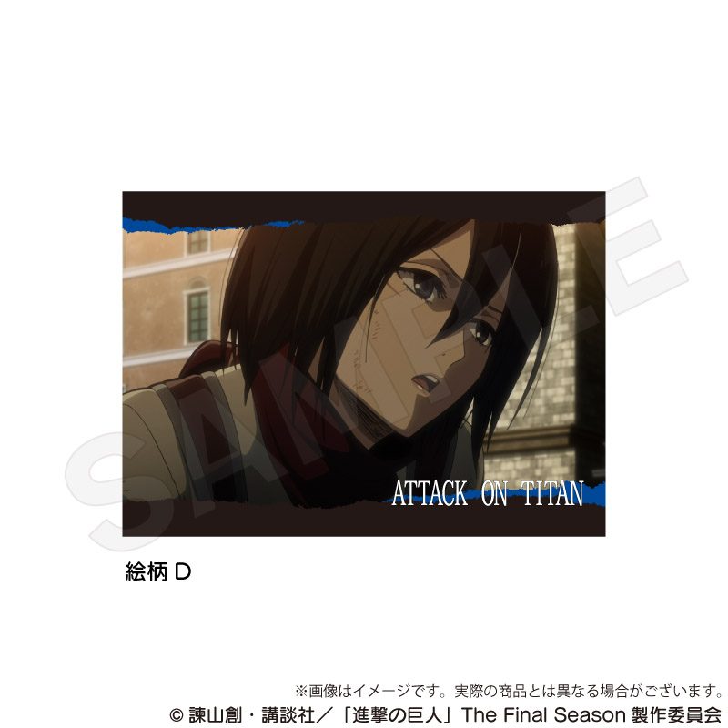 進撃の巨人 場面写アクリルブロック 絵柄D ("Attack on Titan" Scenes Acrylic Block Pattern D)