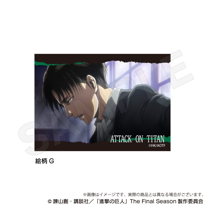 進撃の巨人 場面写アクリルブロック 絵柄G ("Attack on Titan" Scenes Acrylic Block Pattern G)