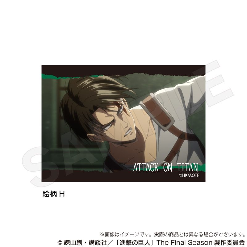 進撃の巨人 場面写アクリルブロック 絵柄H ("Attack on Titan" Scenes Acrylic Block Pattern H)