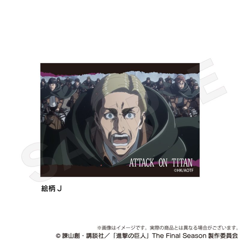 進撃の巨人 場面写アクリルブロック 絵柄J ("Attack on Titan" Scenes Acrylic Block Pattern J)