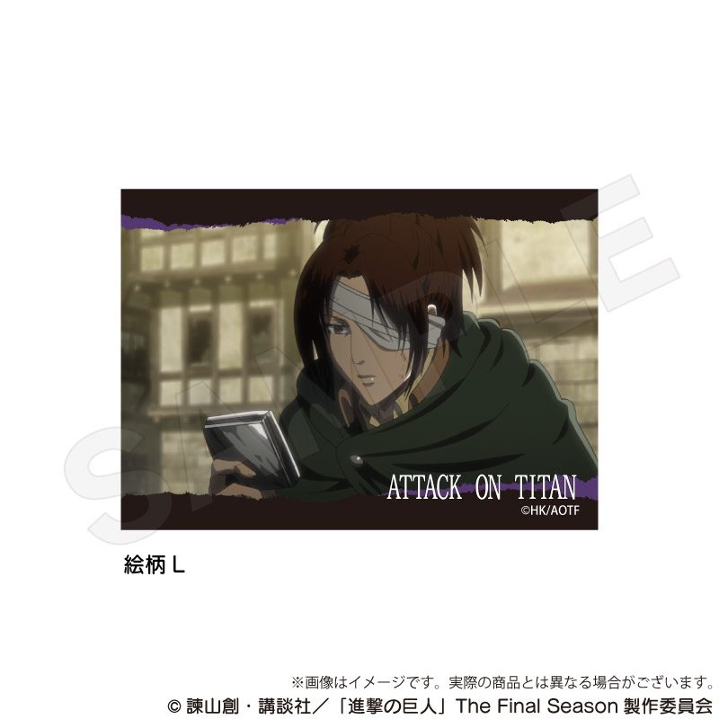 進撃の巨人 場面写アクリルブロック 絵柄L ("Attack on Titan" Scenes Acrylic Block Pattern L)