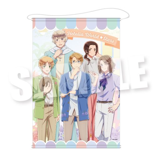 ヘタリア World☆Stars B2タペストリー パステルフラワーコーデVer. TypeB ("Hetalia World Stars" B2 Tapestry Pastel Flower Outfit Ver. Type B)