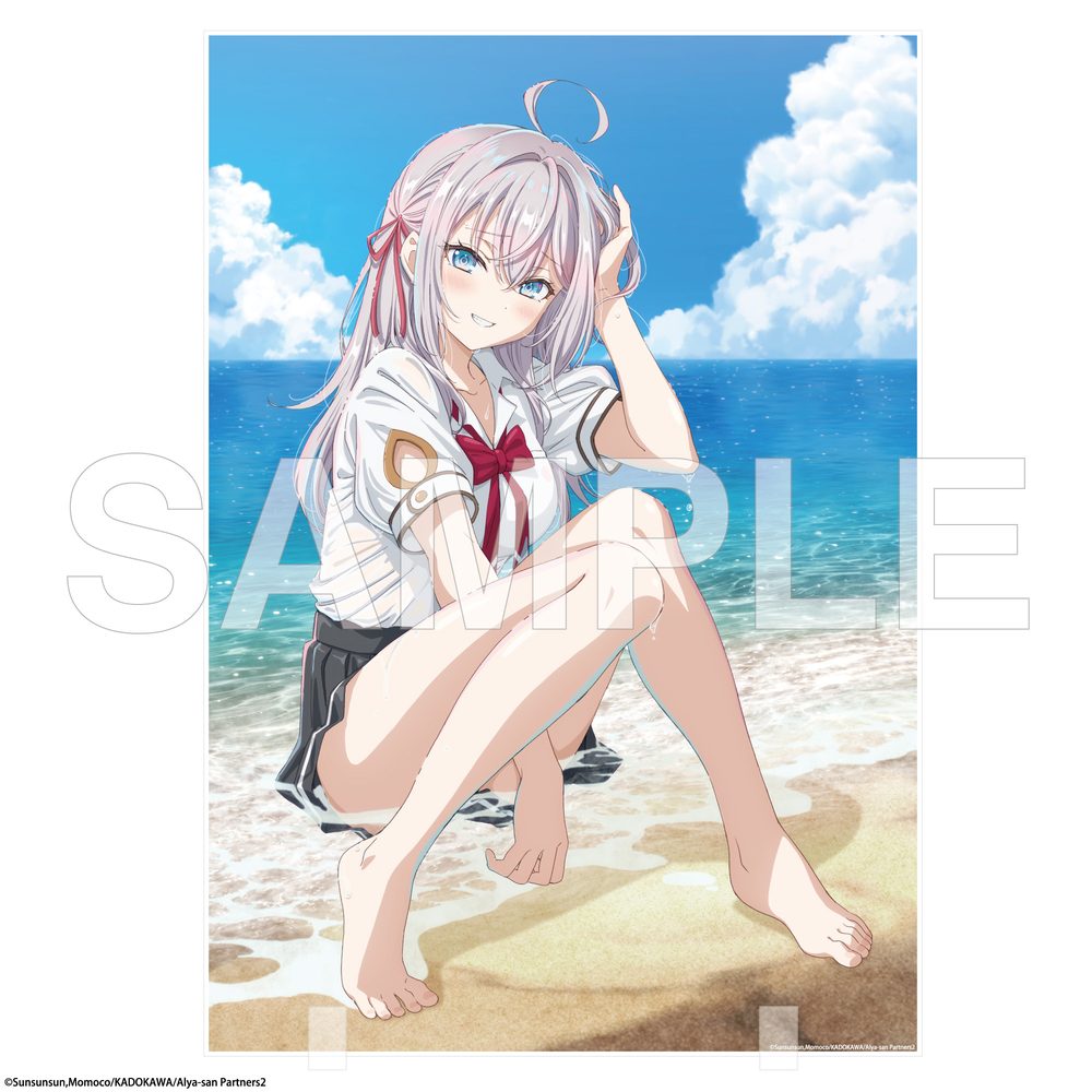 時々ボソッとロシア語でデレる隣のアーリャさん アクリルイラストパネル ティザービジュアル第2弾Ver. ("Alya Sometimes Hides Her Feelings in Russian" Acrylic Illustration Panel Teaser Visual Vol. 2 Ver.)