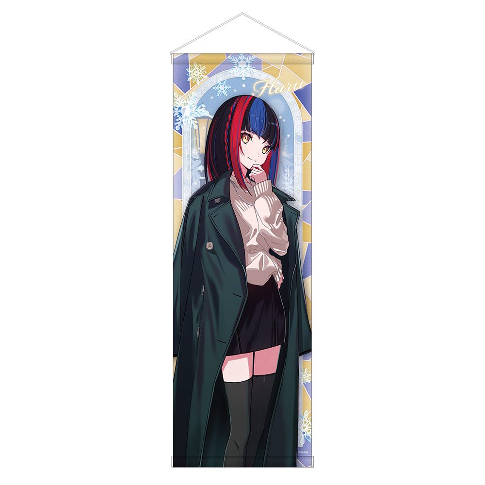 神椿市建設中。 描き下ろしB2ハーフタペストリー 朝主派流 ("KAMITSUBAKI CITY UNDER CONSTRUCTION" Original Illustration B2 Half Tapestry Asanushi Haru)