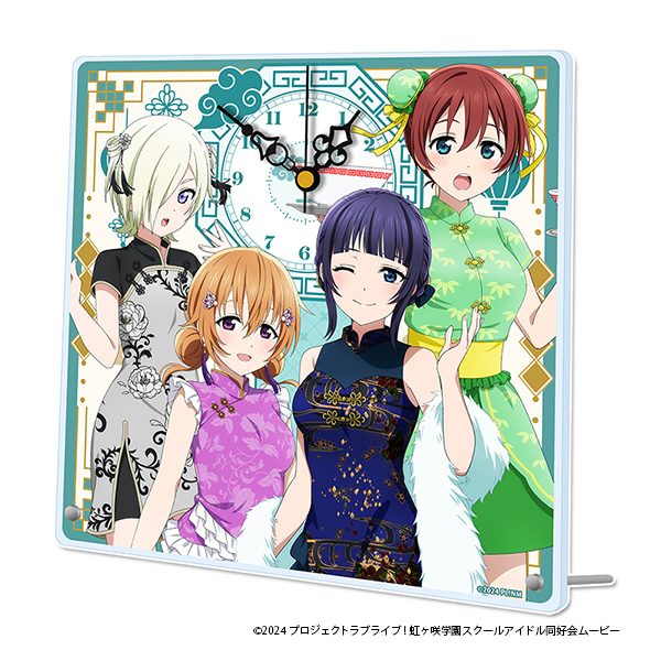 ラブライブ!虹ヶ咲学園スクールアイドル同好会 アクリル置時計 3年生 ("Love Live! Nijigasaki High School Idol Club" Acrylic Clock Third-year Student)