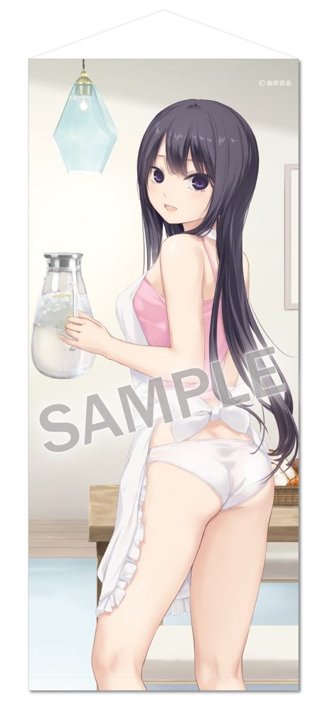 珈琲貴族 特殊サイズタペストリー Lovely day-Breakfastキャミソール白峰さん- (Coffee Kizoku Special Size Tapestry Lovely Day -Breakfast Camisole Shiramine-san-)