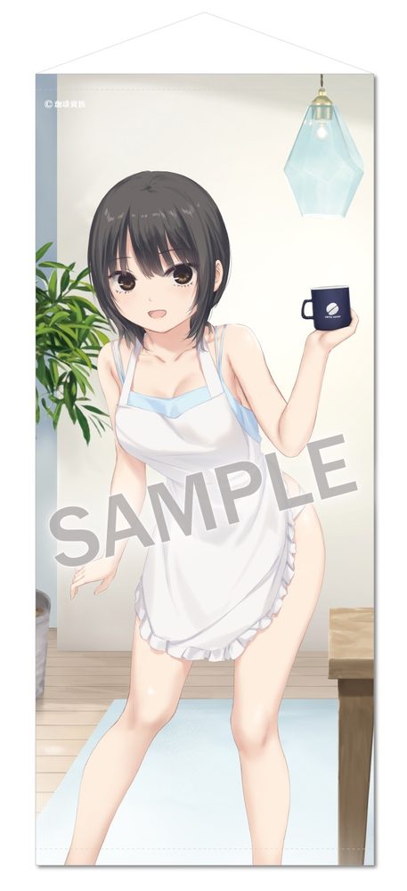 珈琲貴族 特殊サイズタペストリー Lovely day-Breakfastキャミソール青山さん- (Coffee Kizoku Special Size Tapestry Lovely Day -Breakfast Camisole Aoyama-san-)