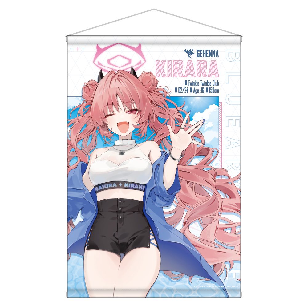 ブルーアーカイブ -Blue Archive- 描き下ろしB2タペストリー 4.5th Anniversary POP UP STORE キララ ("Blue Archive" Original Illustration B2 Tapestry 4.5th Anniversary POP UP STORE Kirara)