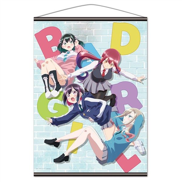 ばっどがーる B2タペストリー 優&亜鳥&涼&るら キービジュアルVer. ("Bad Girl" B2 Tapestry Yuu & Atori & Suzu & Rura Key Visual Ver.)