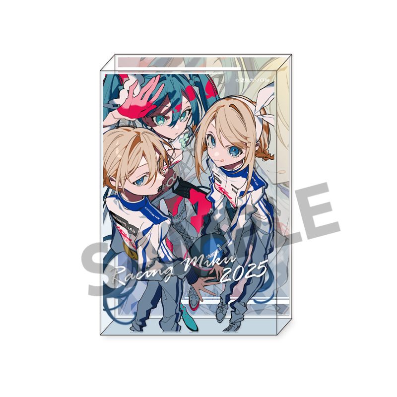 レーシングミク 2025 Rd.2 FUJI Ver. アクリルブロック (Racing Miku 2025 Rd.2 FUJI Ver. Acrylic Block)