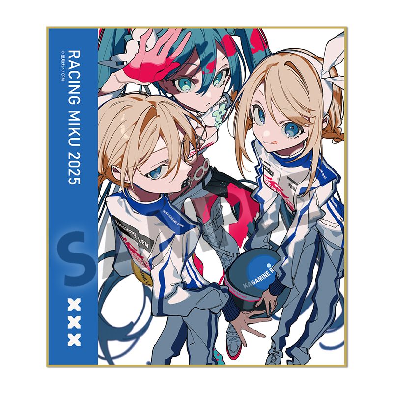 レーシングミク 2025 Rd.2 FUJI Ver. ミニ色紙 (Racing Miku 2025 Rd.2 FUJI Ver. Mini Art Board)