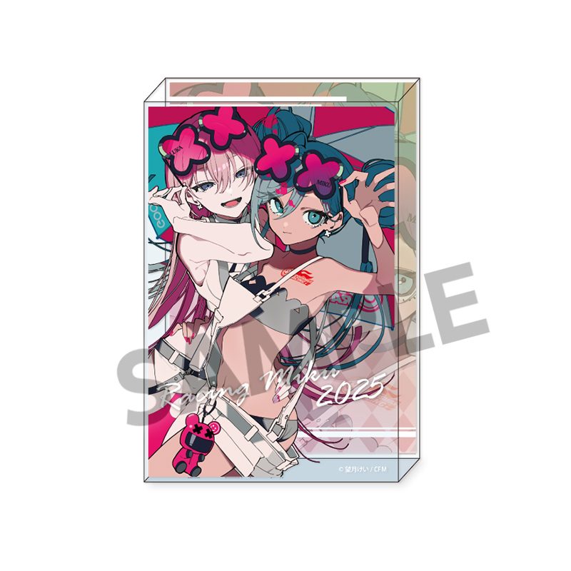 レーシングミク 2025 Rd.3 SEPANG Ver. アクリルブロック (Racing Miku 2025 Rd.3 SEPANG Ver. Acrylic Block)