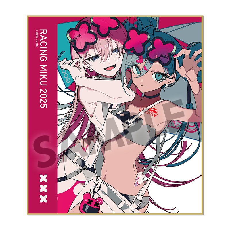 レーシングミク 2025 Rd.3 SEPANG Ver. ミニ色紙 (Racing Miku 2025 Rd.3 SEPANG Ver. Mini Art Board)