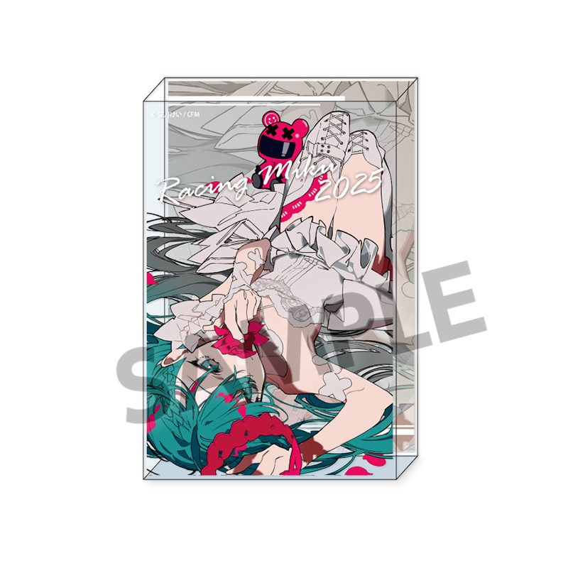 レーシングミク 2025 Rd.4 FUJI Ver. アクリルブロック (Racing Miku 2025 Rd.4 FUJI Ver. Acrylic Block)