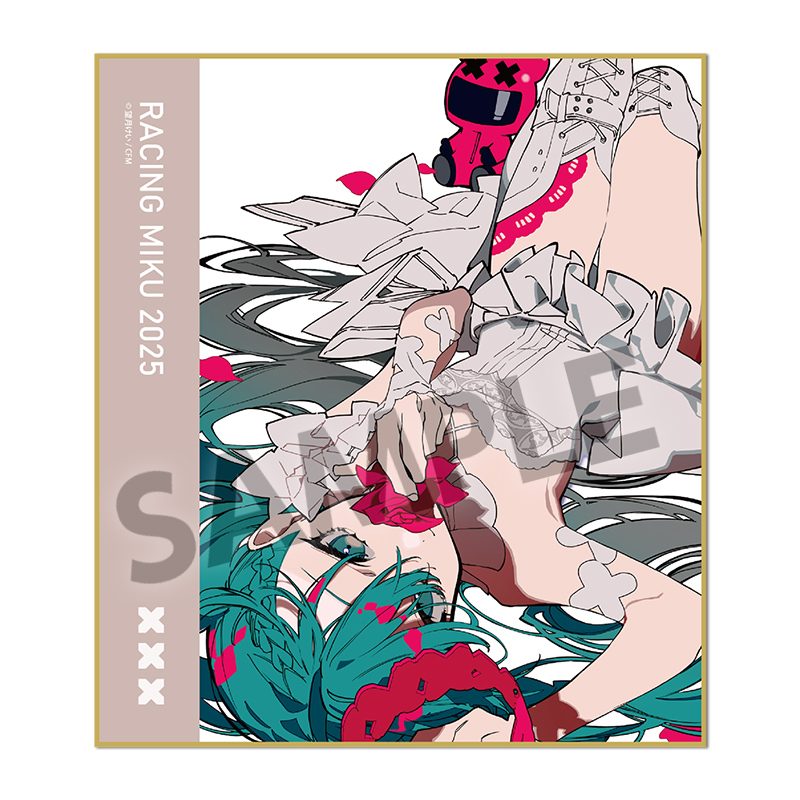 レーシングミク 2025 Rd.4 FUJI Ver. ミニ色紙 (Racing Miku 2025 Rd.4 FUJI Ver. Mini Art Board)
