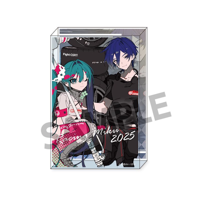 レーシングミク 2025 Rd.5 SUZUKA Ver. アクリルブロック (Racing Miku 2025 Rd.5 SUZUKA Ver. Acrylic Block)