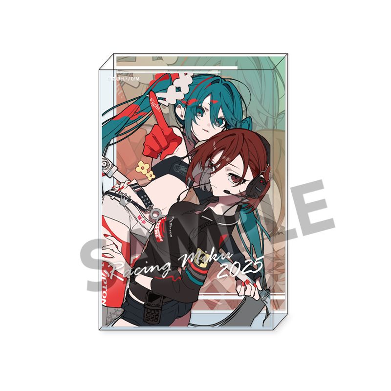 レーシングミク 2025 Rd.6 SUGO Ver. アクリルブロック (Racing Miku 2025 Rd.6 SUGO Ver. Acrylic Block)