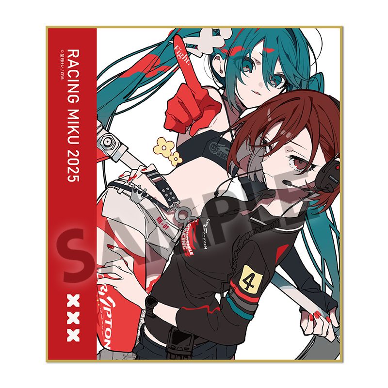 レーシングミク 2025 Rd.6 SUGO Ver. ミニ色紙 (Racing Miku 2025 Rd.6 SUGO Ver. Mini Art Board)