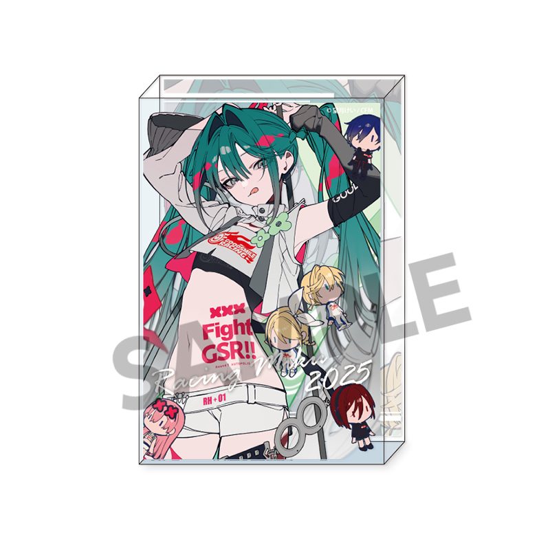レーシングミク 2025 Rd.7 AUTOPOLIS Ver. アクリルブロック (Racing Miku 2025 Rd.7 AUTOPOLIS Ver. Acrylic Block)