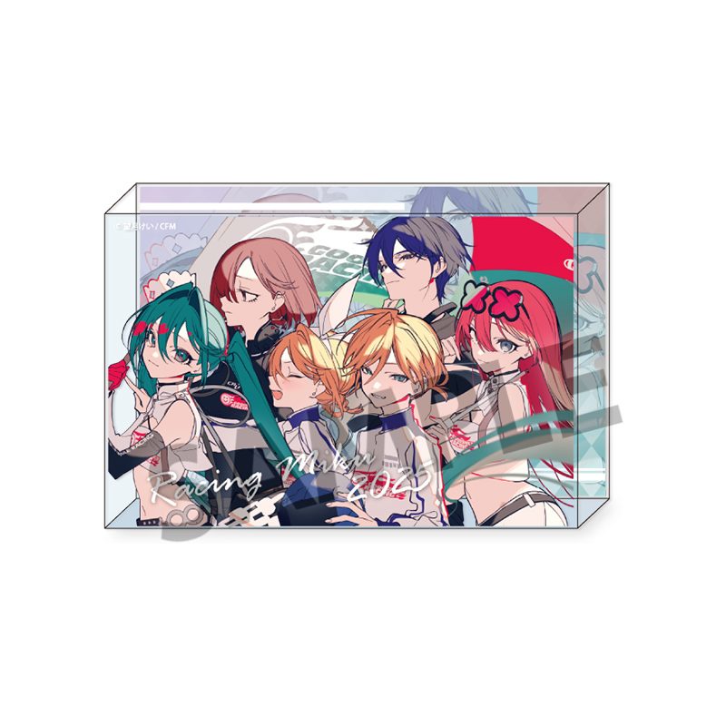 レーシングミク 2025 Rd.8 MOTEGI Ver. アクリルブロック (Racing Miku 2025 Rd.8 MOTEGI Ver. Acrylic Block)