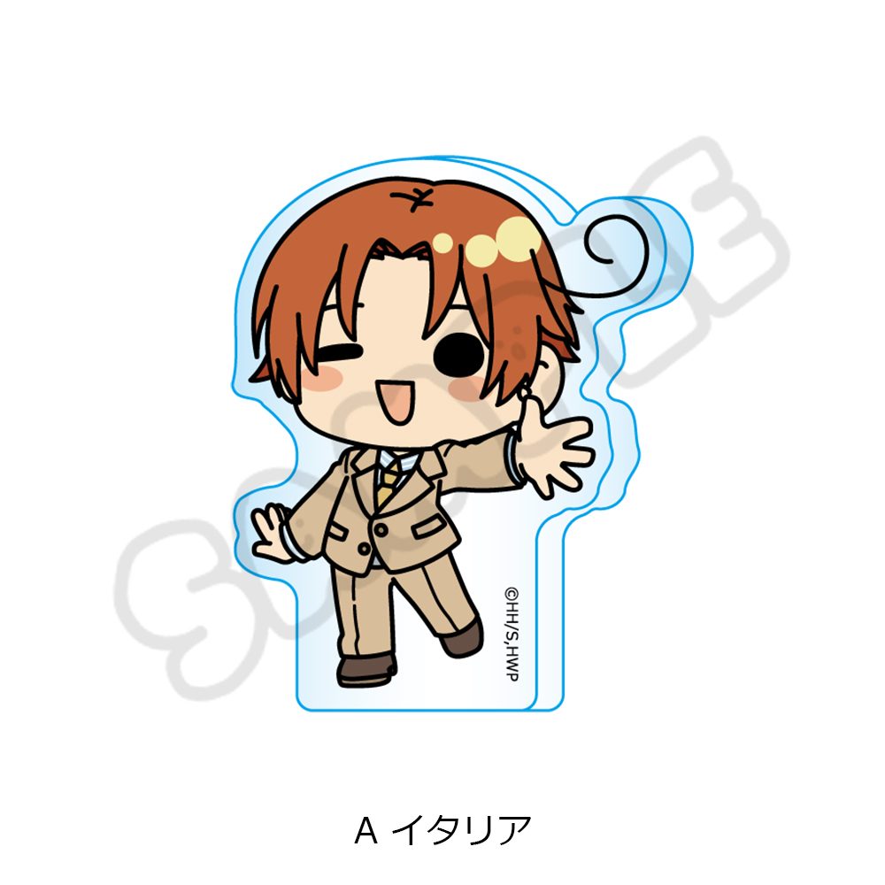 ヘタリア World☆Stars アクリルミニブロック A イタリア ("Hetalia World Stars" Acrylic Mini Block A Italy)