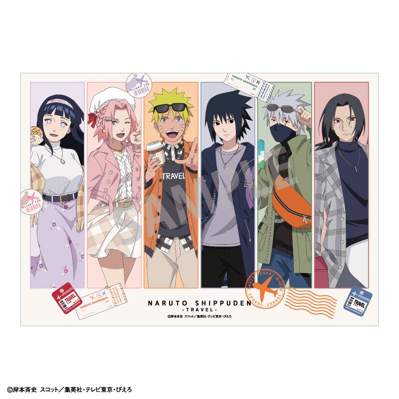 NARUTO-ナルト- 疾風伝 A4アクリルパネル ぶらっと旅の巻! ("NARUTO -Shippuden-" A4 Acrylic Panel Buratto Travel no Maki!)