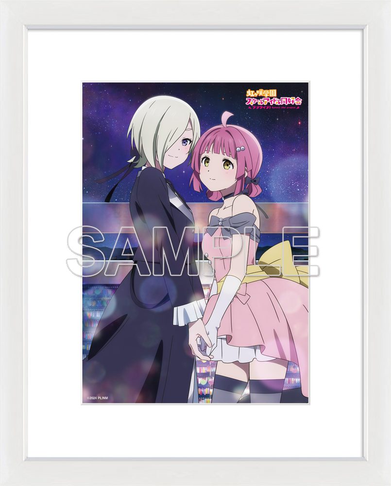 ラブライブ!虹ヶ咲学園スクールアイドル同好会 A5キャラファイングラフ 璃奈&ミア ("Love Live! Nijigasaki High School Idol Club" A5 Chara Fine Graph Rina & Mia)