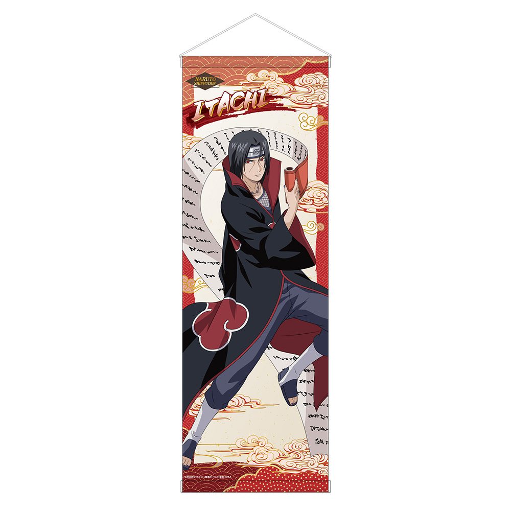 NARUTO-ナルト- 疾風伝 B2ハーフタペストリー うちはイタチ ("NARUTO -Shippuden-" B2 Half Tapestry Uchiha Itachi)