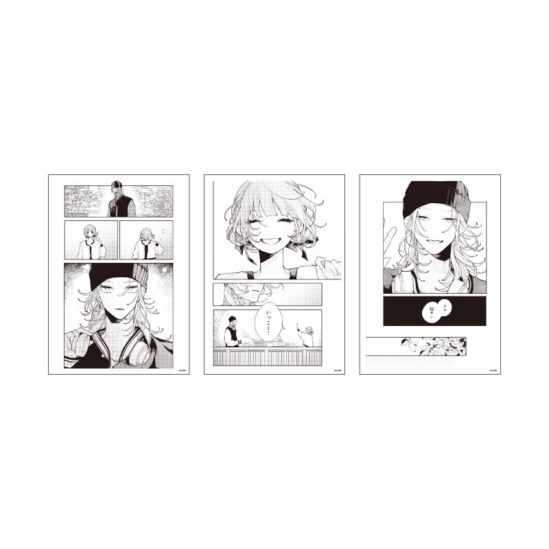 REPLICA GENGA 3枚セット 恋せよまやかし天使ども 02 桂おとぎ&一刻02(公式イラスト) (REPLICA GENGA 3 Set "Fall in Love, You False Angels" 02 Katsura Otogi & Ninomae Toki 02 (Official Illustration))