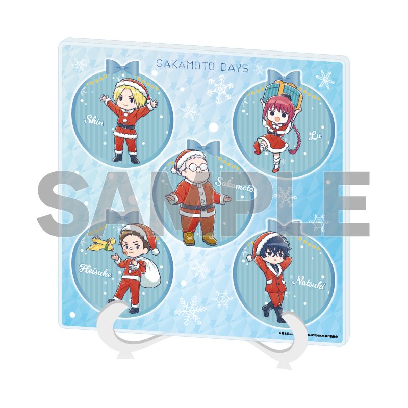 アクリルアートボード SAKAMOTO DAYS 07 デザインA クリスマスVer.(グラフアートイラスト) (Acrylic Art Board "Sakamoto Days" 07 Design A Christmas Ver. (Graff Art Illustration))