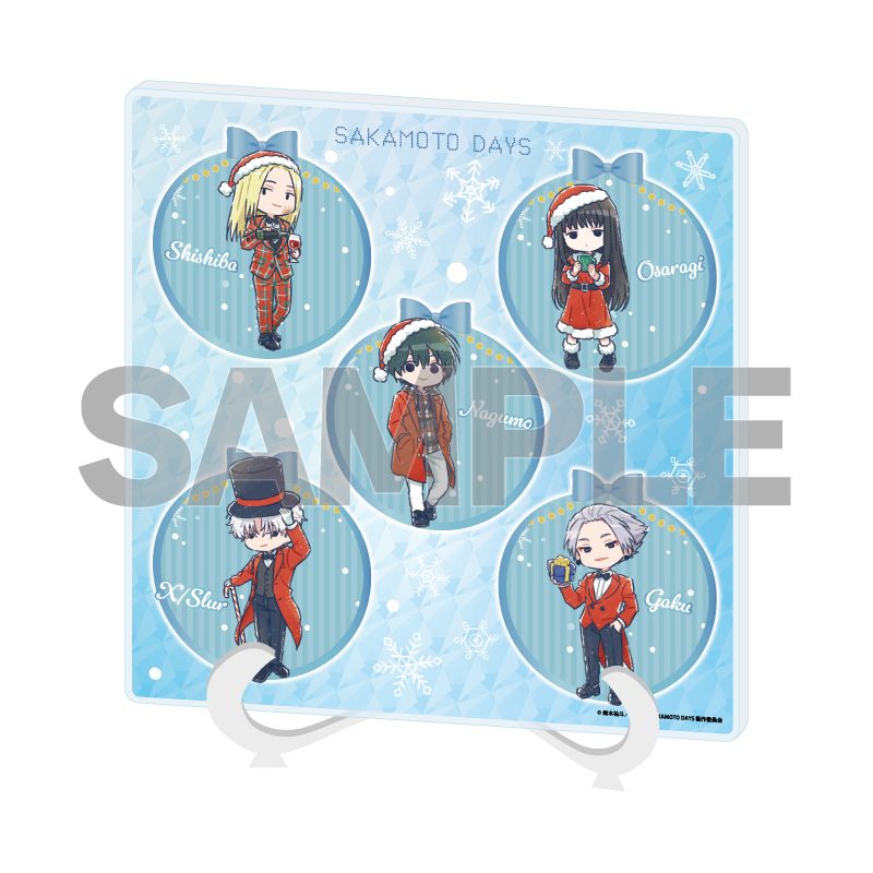 アクリルアートボード SAKAMOTO DAYS 08 デザインB クリスマスVer.(グラフアートイラスト) (Acrylic Art Board "Sakamoto Days" 08 Design B Christmas Ver. (Graff Art Illustration))