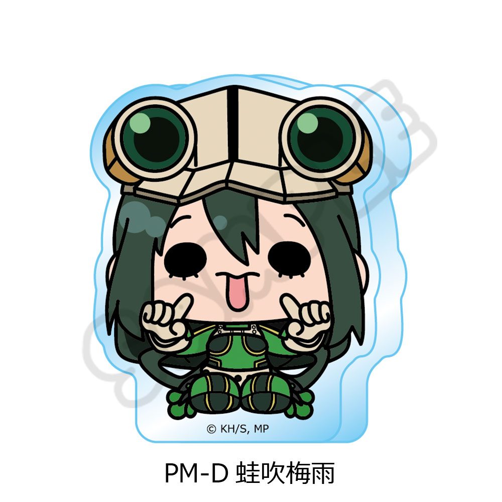 僕のヒーローアカデミア POTEmocho 第1弾 アクリルミニブロック PM-D 蛙吹梅雨 ("My Hero Academia" POTEmocho Vol. 1 Acrylic Mini Block PM-D Asui Tsuyu)