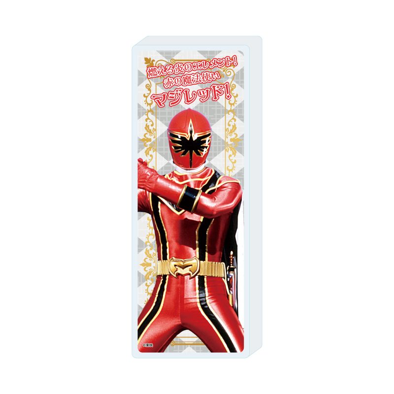 ミニアクリルブロック 魔法戦隊マジレンジャー 01 マジレッド(公式イラスト) (Mini Acrylic Block "Maho Sentai Magiranger" 01 Magi Red (Official Illustration))