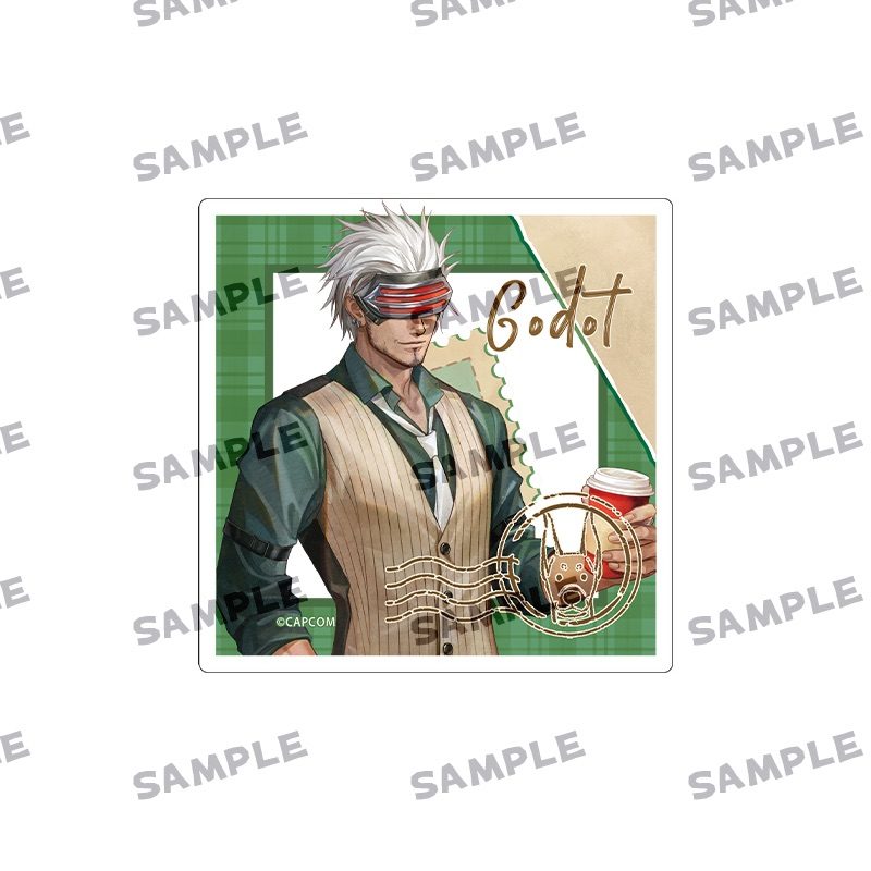 逆転裁判 動物シリーズ アクリルブロック ゴドー ("Ace Attorney" Animal Series Acrylic Block Godot)