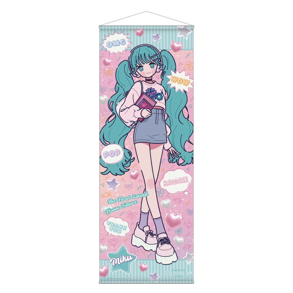 39Culture 2025 POP 等身大タペストリー 初音ミク (39Culture 2025 POP Life-size Tapestry Hatsune Miku)