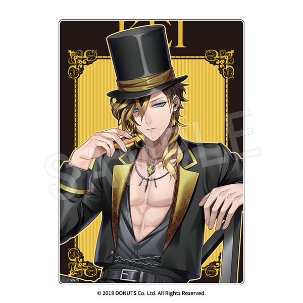 ブラックスター -Theater Starless- ティーパーティーグリッターアクリルアートパネル ケイVer. ("Black Star -Theater Starless-" Tea Party Glitter Acrylic Art Panel Kei Ver.)