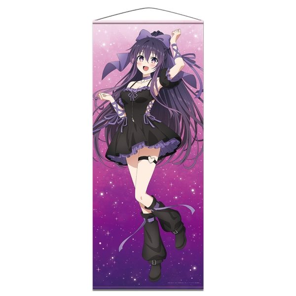 デート・ア・ライブV ほぼ等身大タペストリー 夜刀神十香 ゴシックパンクVer. 描き下ろし ("Date A Live V" Almost Life-size Tapestry Yatogami Tohka Gothic Punk Ver. Original Illustration)