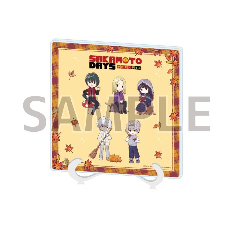 アクリルアートボード SAKAMOTO DAYS 06 デザインB 紅葉Ver.(グラフアートイラスト) (Acrylic Art Board "Sakamoto Days" 06 Design B Autumn Leaves Ver. (Graff Art Illustration))
