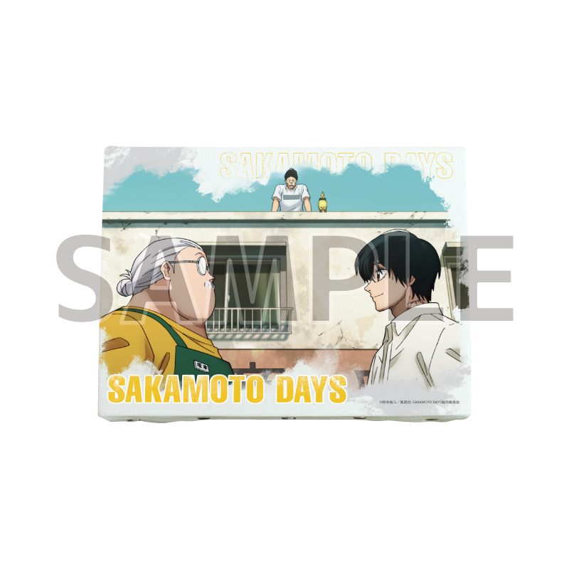 キャンバスボード SAKAMOTO DAYS 07 坂本太郎&眞霜平助&南雲(場面写イラスト) (Canvas Board "Sakamoto Days" 07 Sakamoto Taro & Mashimo Heisuke & Nagumo (Scenes Illustration))