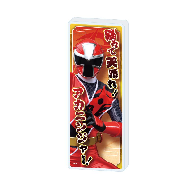 ミニアクリルブロック 手裏剣戦隊ニンニンジャー 01 アカニンジャー(公式イラスト) (Mini Acrylic Block "Shuriken Sentai Ninninger" 01 Aka Ninger (Official Illustration))