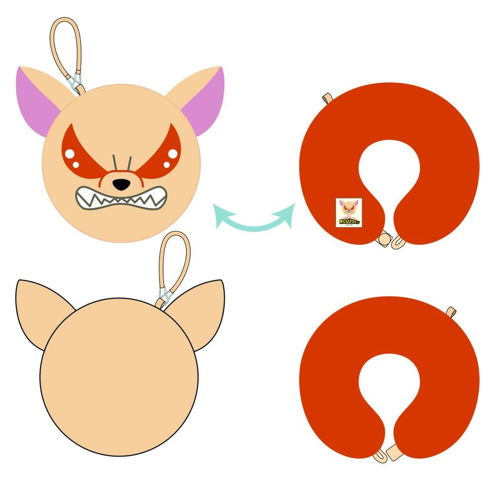 僕のヒーローアカデミア アニマルネックピロー バクドッグ ("My Hero Academia" Animal Neck Pillow Bakudog)