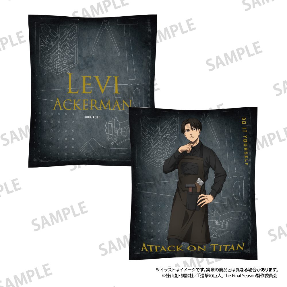 進撃の巨人 クッション リヴァイ・アッカーマン(DIY) ("Attack on Titan" Cushion Levi Ackerman (DIY))