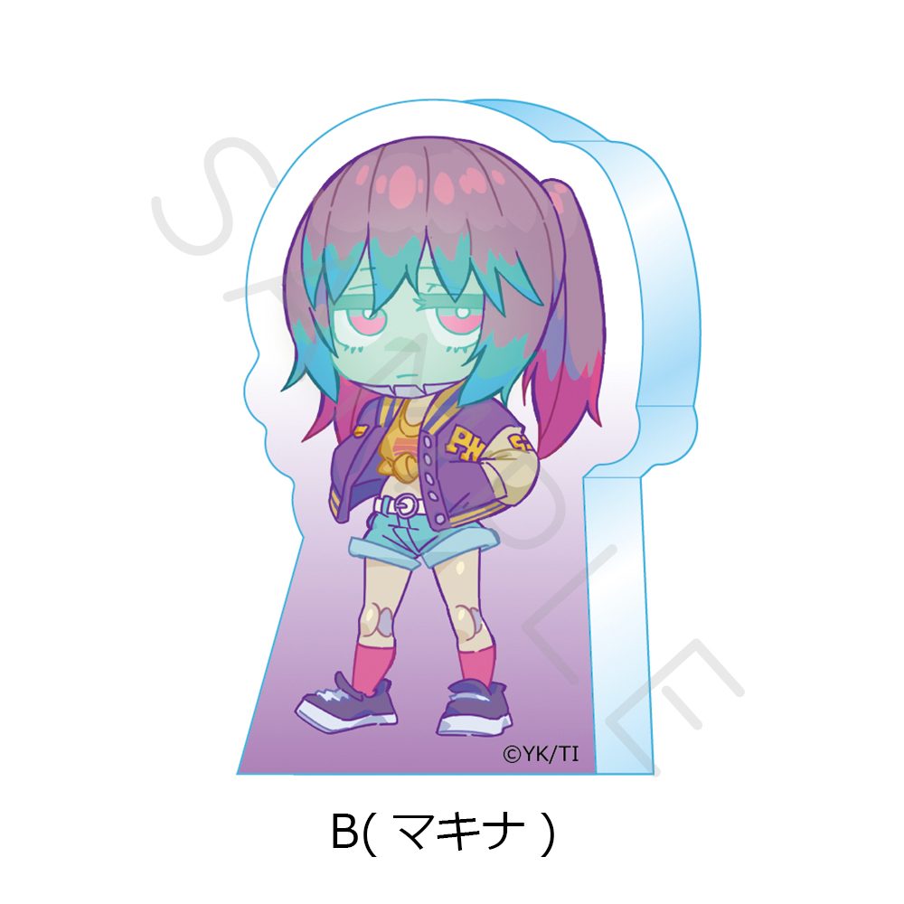 銀河特急 ミルキー☆サブウェイ アクリルミニブロック B マキナ ("MILKY SUBWAY THE GALACTIC LIMITED EXPRESS" Acrylic Mini Block B Makina)