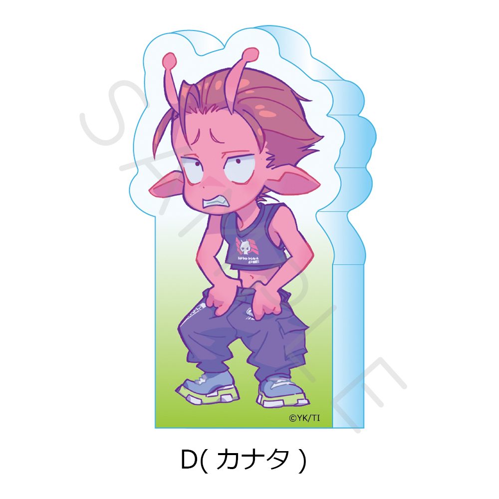 銀河特急 ミルキー☆サブウェイ アクリルミニブロック D カナタ ("MILKY SUBWAY THE GALACTIC LIMITED EXPRESS" Acrylic Mini Block D Kanata)