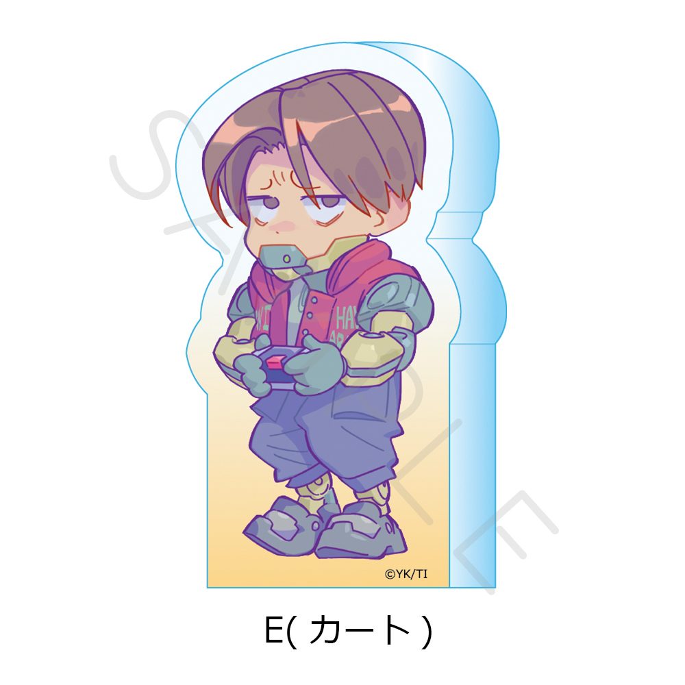 銀河特急 ミルキー☆サブウェイ アクリルミニブロック E カート ("MILKY SUBWAY THE GALACTIC LIMITED EXPRESS" Acrylic Mini Block E Kurt)