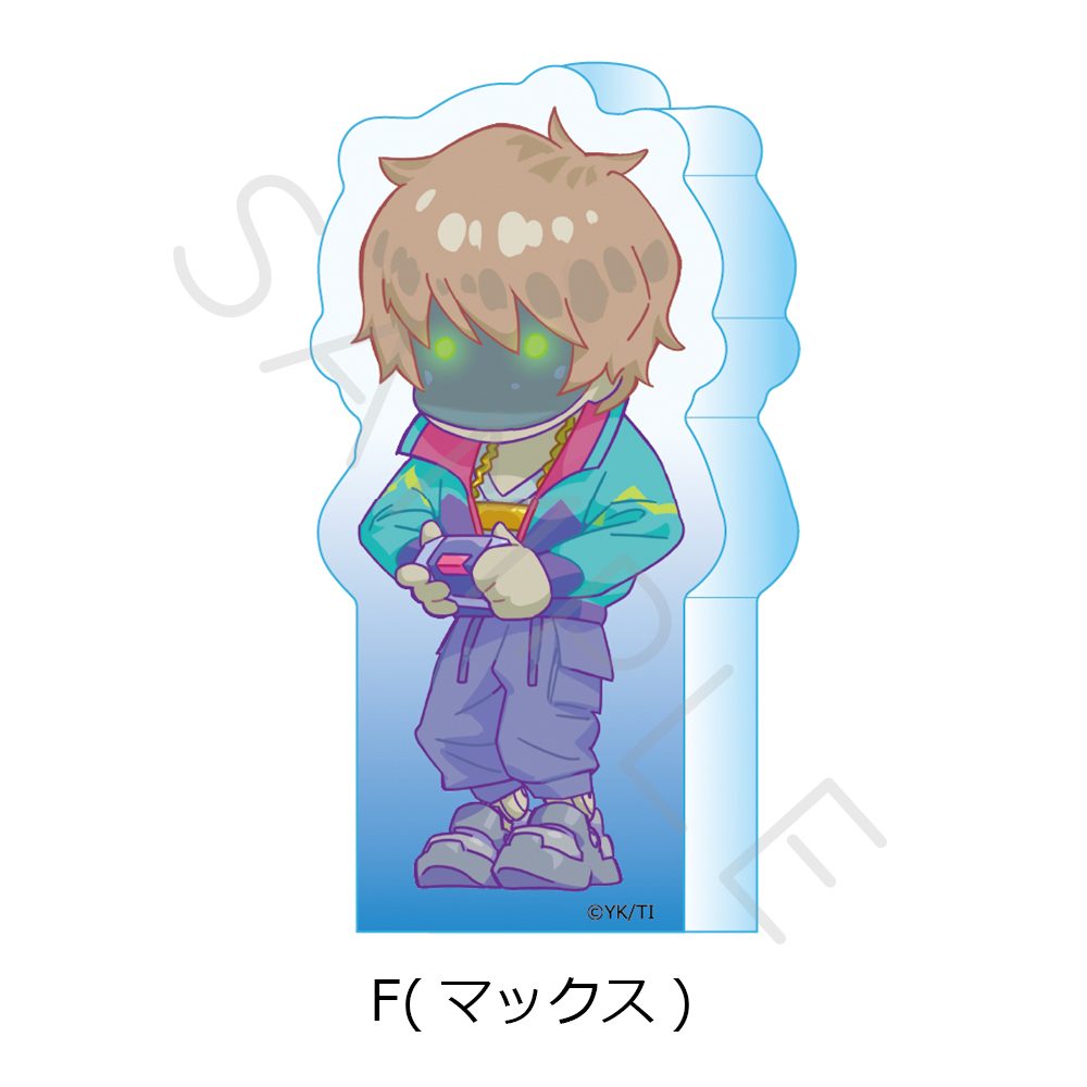 銀河特急 ミルキー☆サブウェイ アクリルミニブロック F マックス ("MILKY SUBWAY THE GALACTIC LIMITED EXPRESS" Acrylic Mini Block F Max)