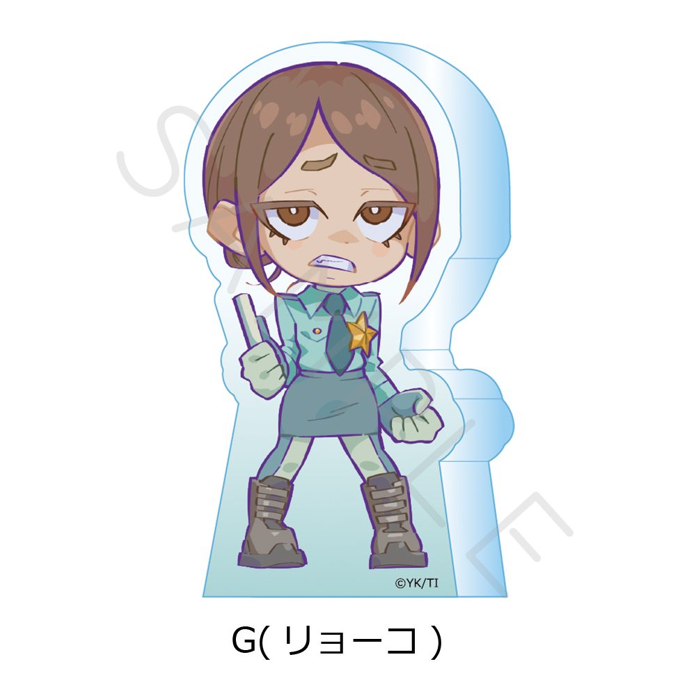 銀河特急 ミルキー☆サブウェイ アクリルミニブロック G リョーコ ("MILKY SUBWAY THE GALACTIC LIMITED EXPRESS" Acrylic Mini Block G Ryoko)