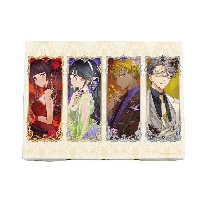 キャンバスボード 春夏秋冬代行者 02 コマ割りデザインB(描き下ろしイラスト) (Canvas Board "Agents of the Four Seasons" 02 Panel Layout Design B (Original Illustration))