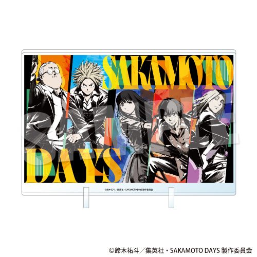SAKAMOTO DAYS アクリルビジュアルボード ネオ・ペインティングVer. ("Sakamoto Days" Acrylic Visual Board Neo Painting Ver.)